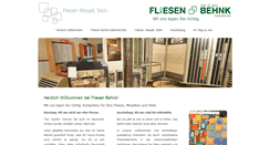 Desktop Screenshot of fliesen-behnk.de